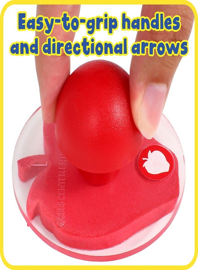 READY 2 LEARN Giant Stampers - Fruit - Set of 6 - Easy to Hold Foam Stamps for Kids - Arts and Crafts Stamps for Displays, Posters, Signs and DIY Projects - Image 3